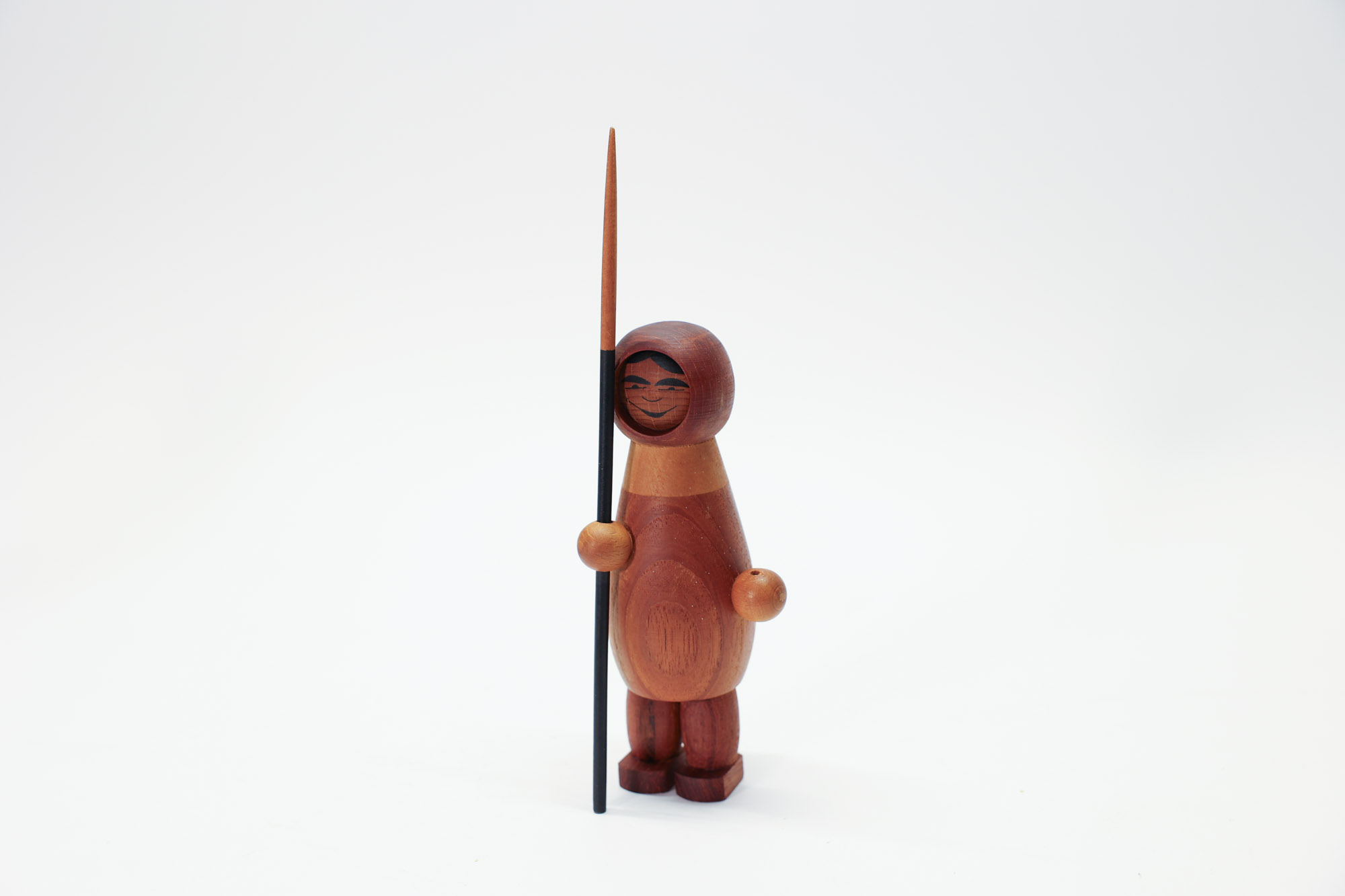 Arne Tjomsland Inuit Seal Hunter Teak Figure
